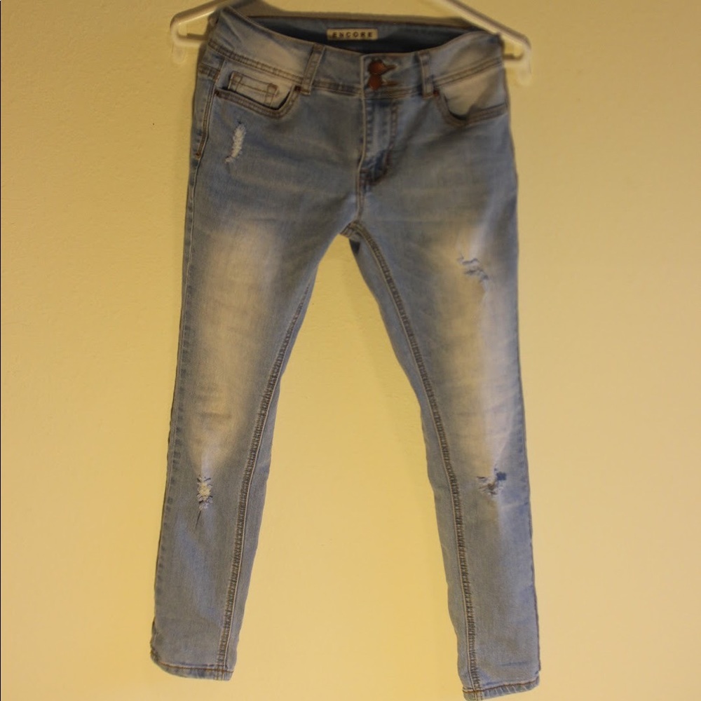 Encore Washed Skinny Jeans